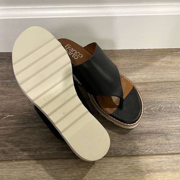 FRANCO SARTO sandals. Brand new, never worn. Black size 5 - Picture 3 of 3